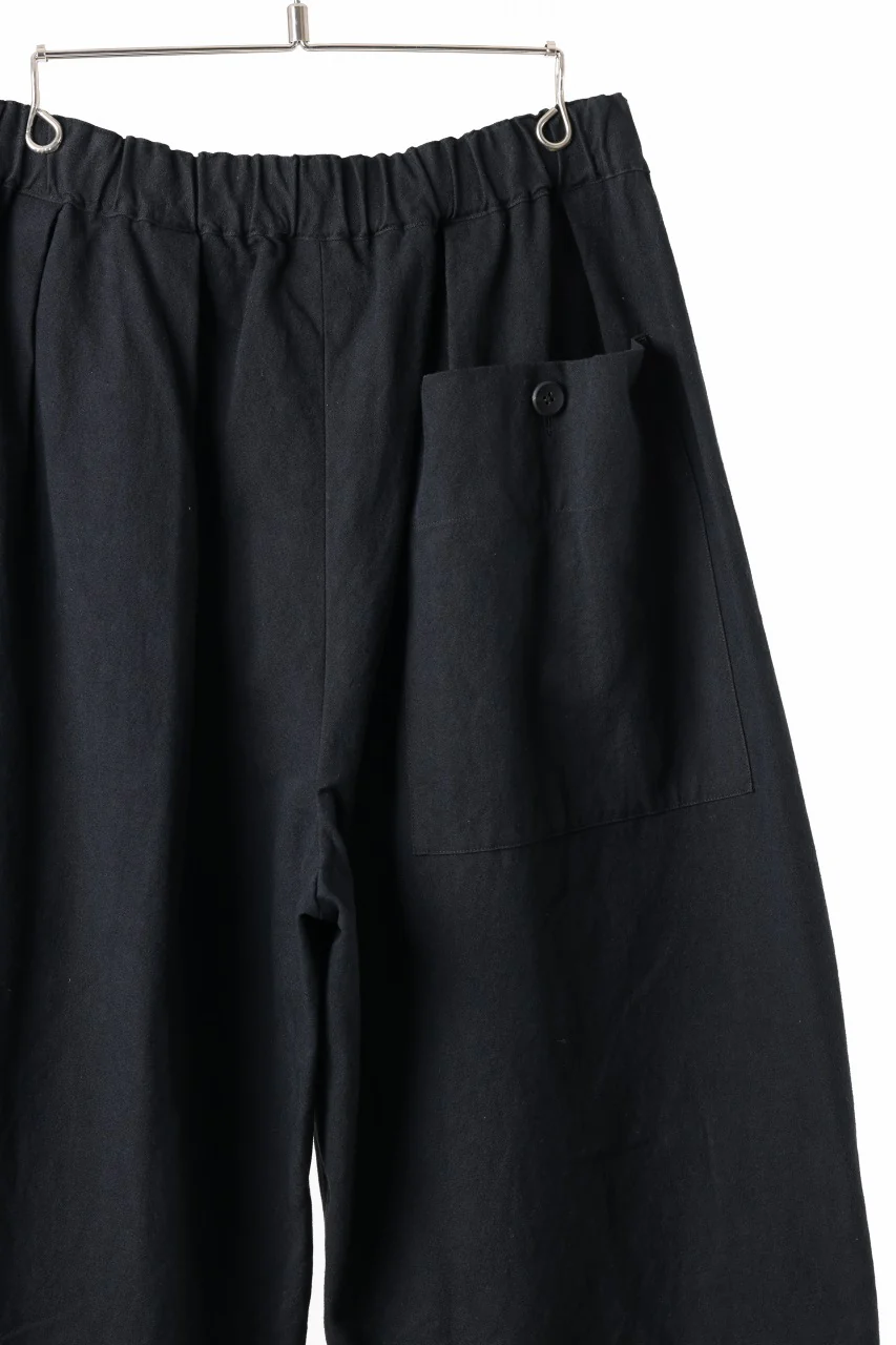 sus-sous atelier trousers / cotton linen canvas (black) - Image 8