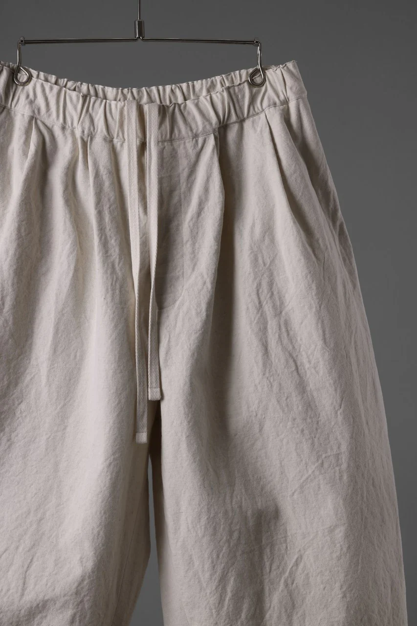 sus-sous atelier trousers / cotton linen canvas (ecru) - Image 4