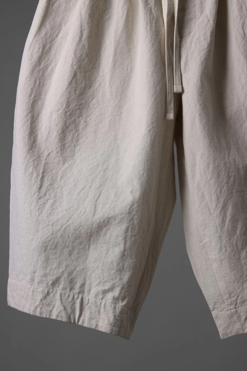 sus-sous atelier trousers / cotton linen canvas (ecru) - Image 5