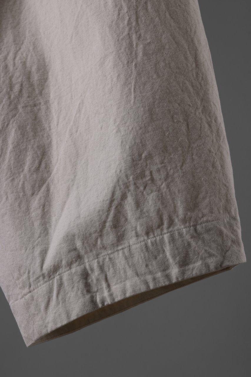 sus-sous atelier trousers / cotton linen canvas (ecru) - Image 9