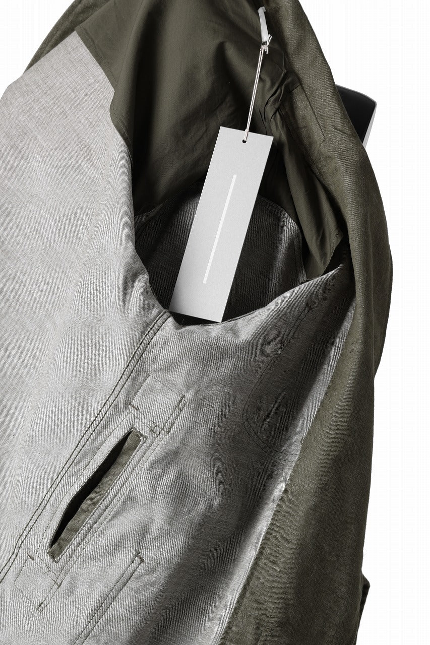 sus-sous british army gown coat / green denim (GREEN) - Image 18