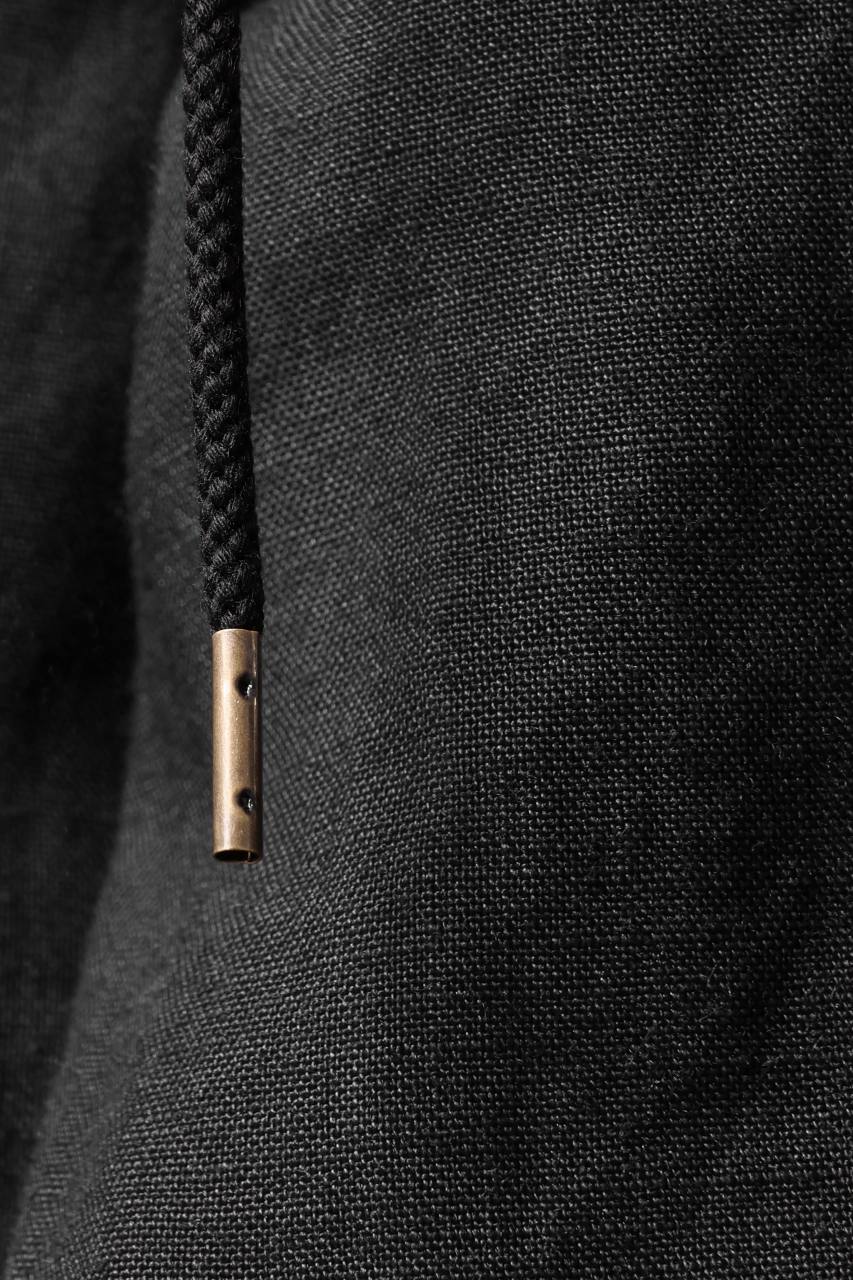 sus-sous cinematic trousers / 1/4 linen sheeting (BLACK) - Image 17