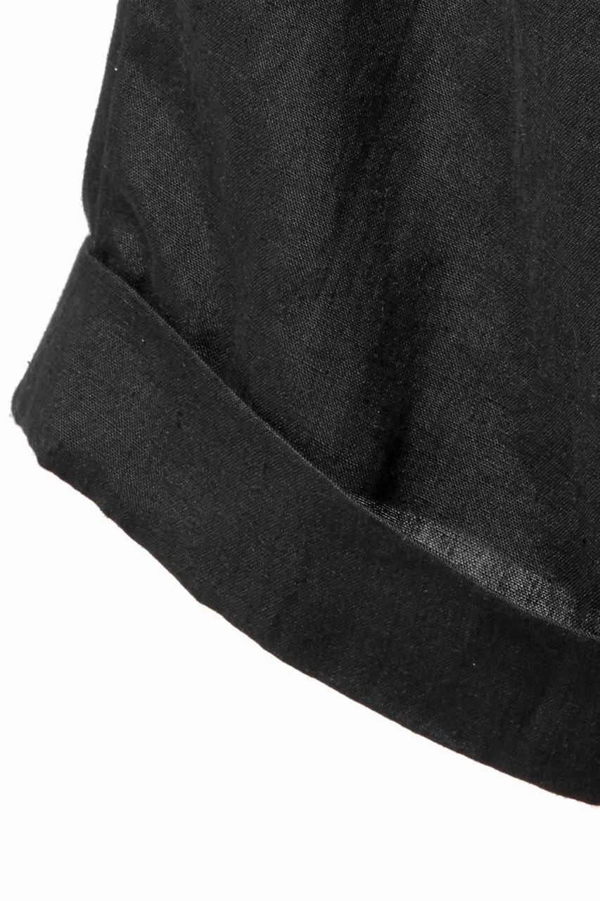 sus-sous cinematic trousers / 1/4 linen sheeting (BLACK) - Image 18