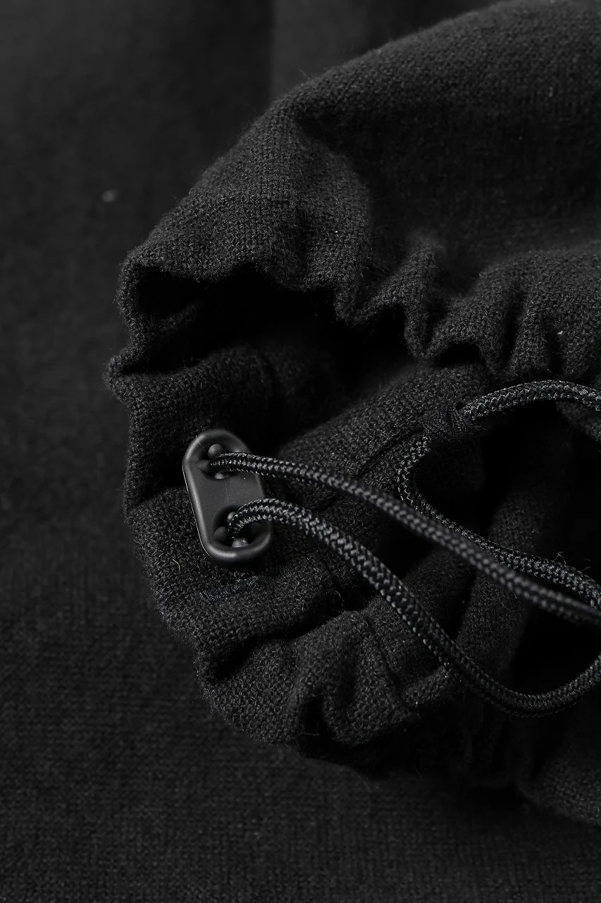 sus-sous exclusive wide pants / 10/2 linen cotton hop suck (BLACK) - Image 11