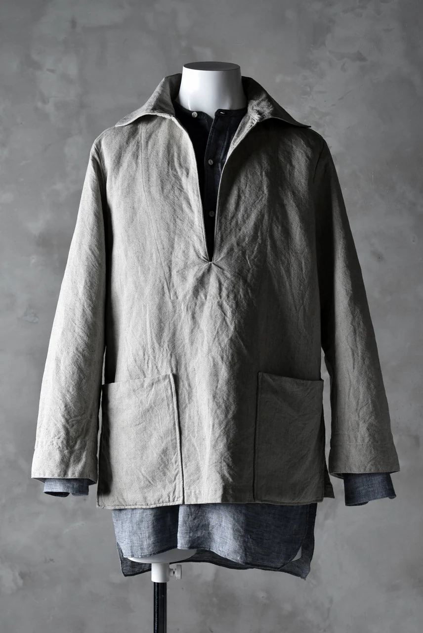sus-sous fisher man smock jacket (NATURAL) - Image 5