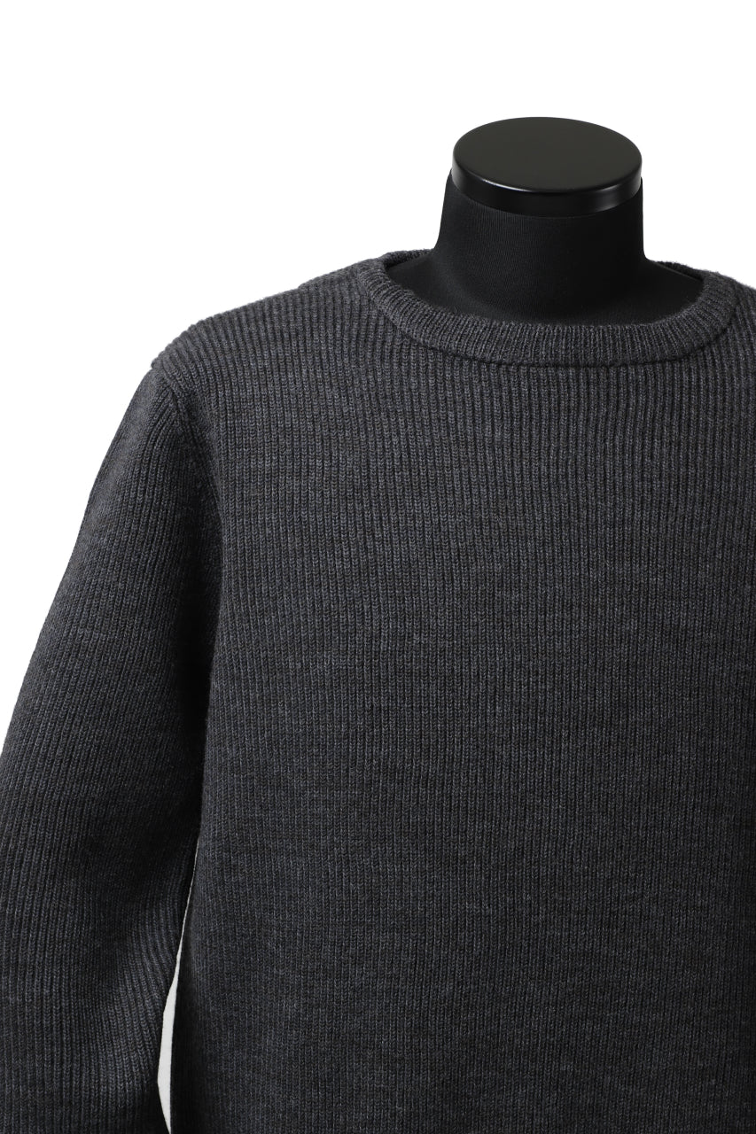 sus-sous fisherman boat neck sweater / W100 7G Full (DUST) - Image 11