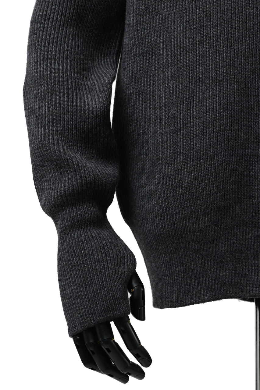 sus-sous fisherman boat neck sweater / W100 7G Full (DUST) - Image 12