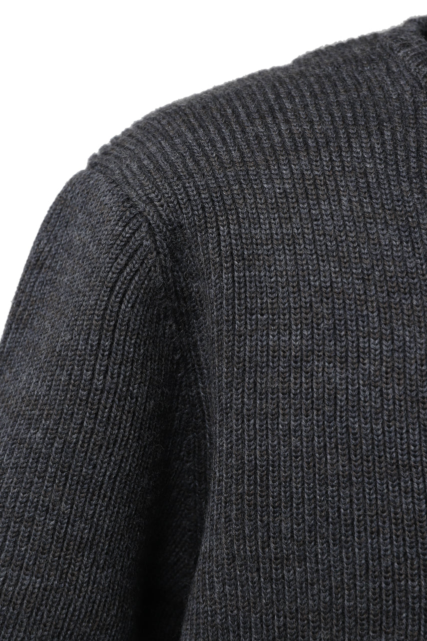 sus-sous fisherman boat neck sweater / W100 7G Full (DUST) - Image 13