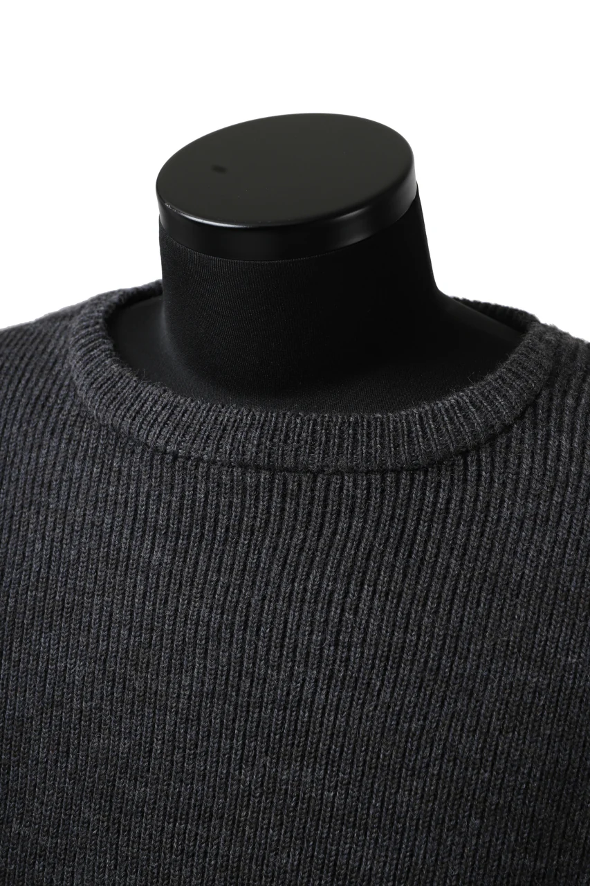 sus-sous fisherman boat neck sweater / W100 7G Full (DUST) - Image 14