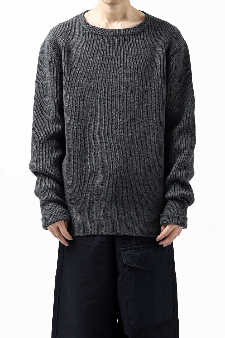 sus-sous fisherman boat neck sweater / W100 7G Full (DUST) - Image 2