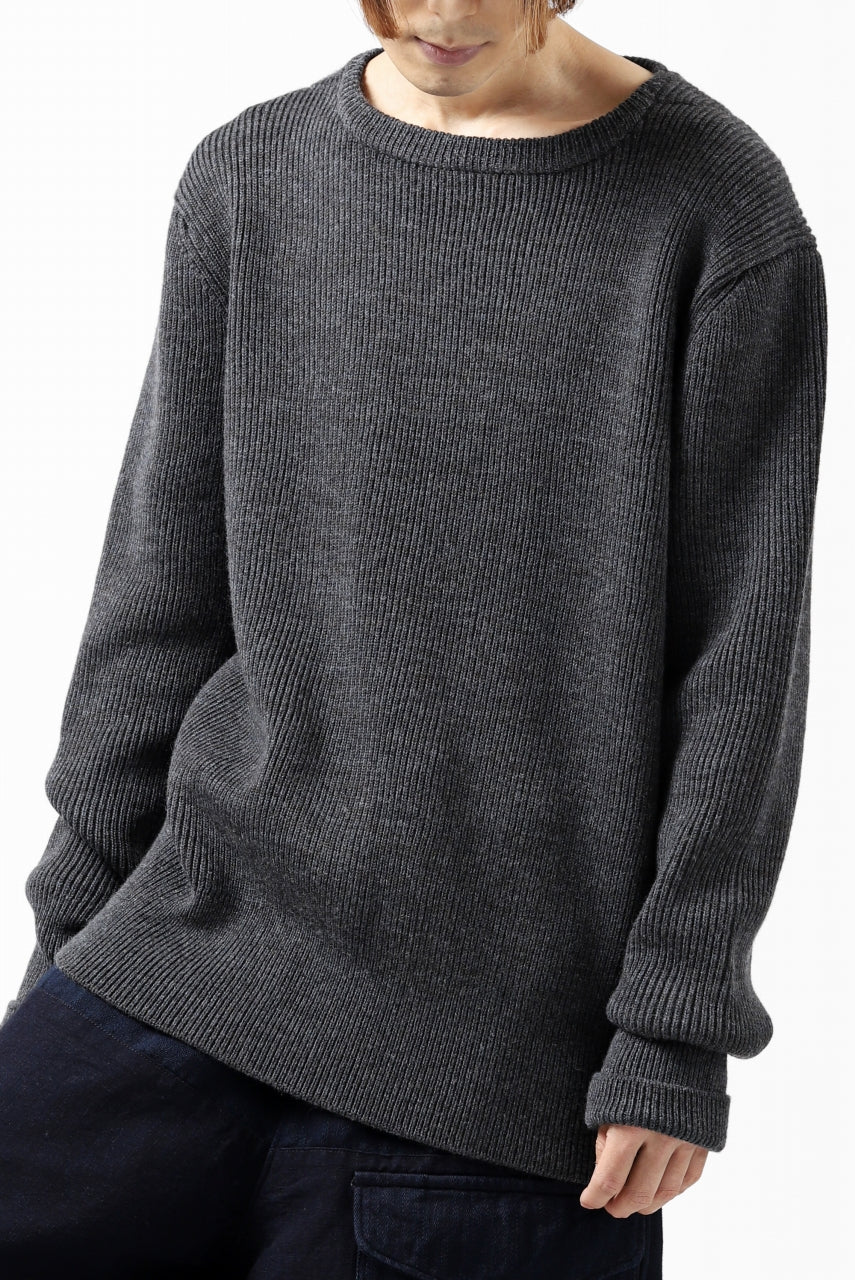 sus-sous fisherman boat neck sweater / W100 7G Full (DUST) - Image 28