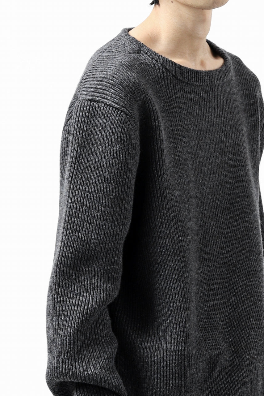 sus-sous fisherman boat neck sweater / W100 7G Full (DUST) - Image 29