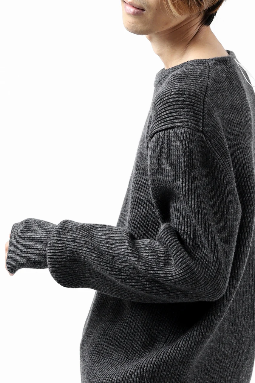 sus-sous fisherman boat neck sweater / W100 7G Full (DUST) - Image 32