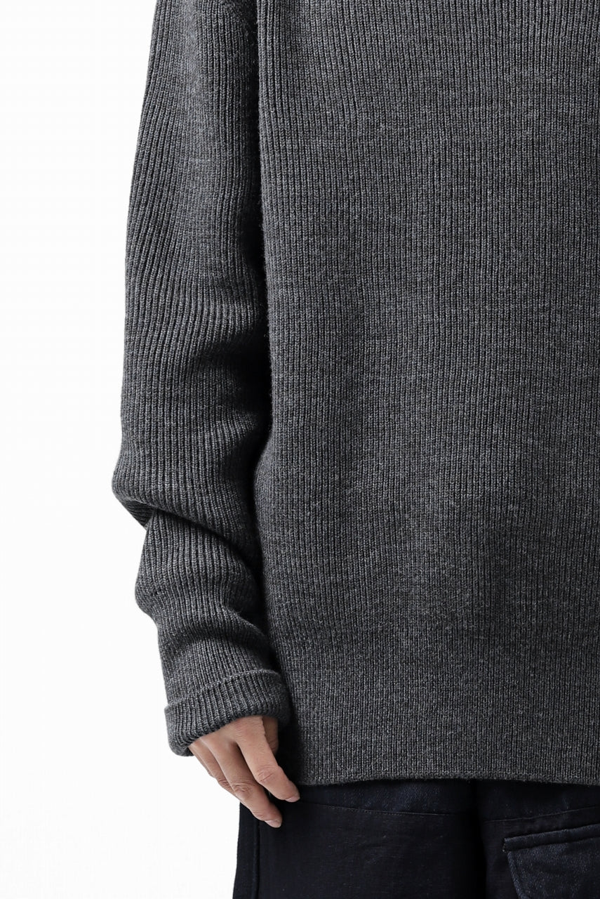 sus-sous fisherman boat neck sweater / W100 7G Full (DUST) - Image 35