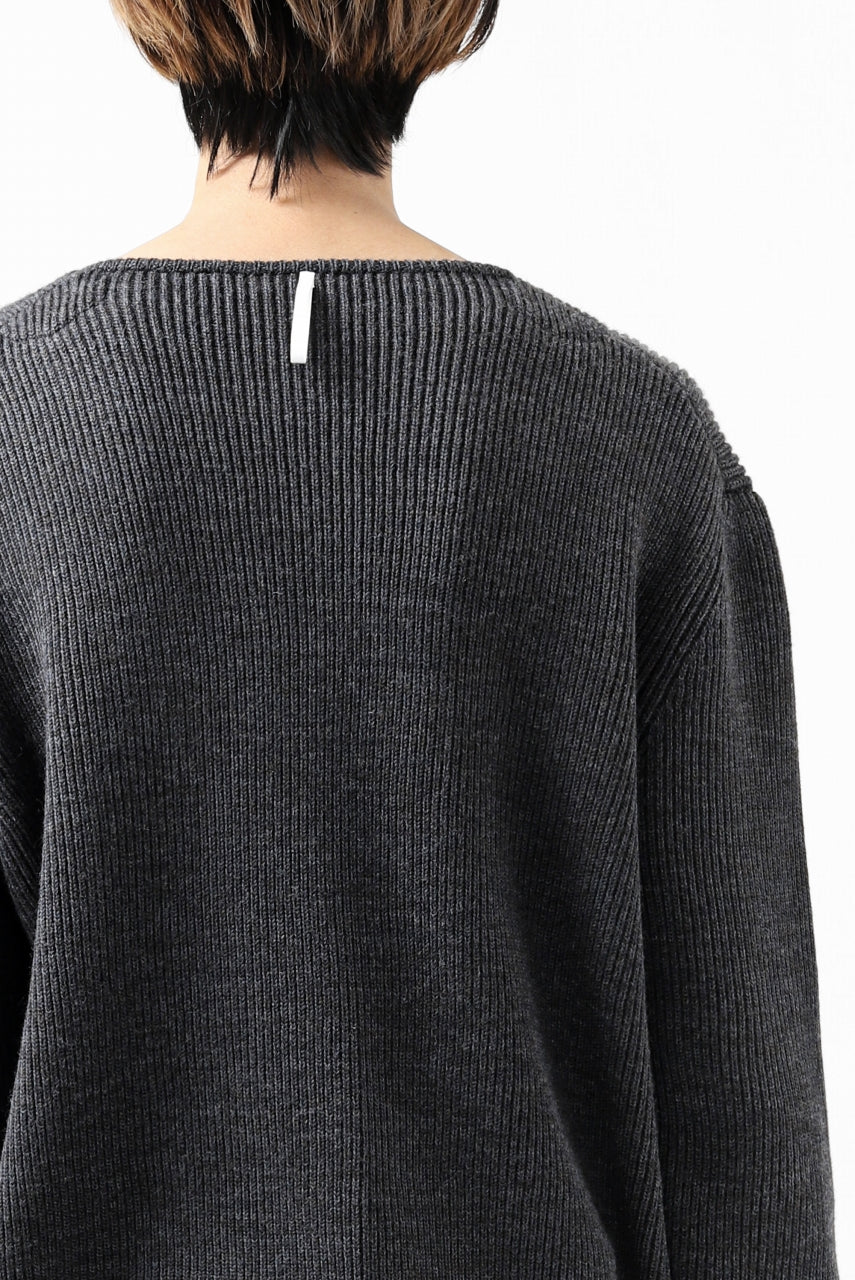 sus-sous fisherman boat neck sweater / W100 7G Full (DUST) - Image 36