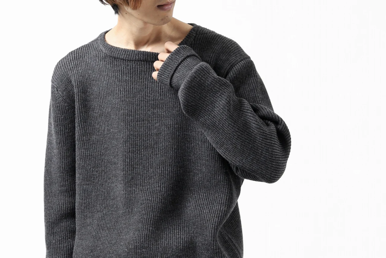 sus-sous fisherman boat neck sweater / W100 7G Full (DUST) - Image 38