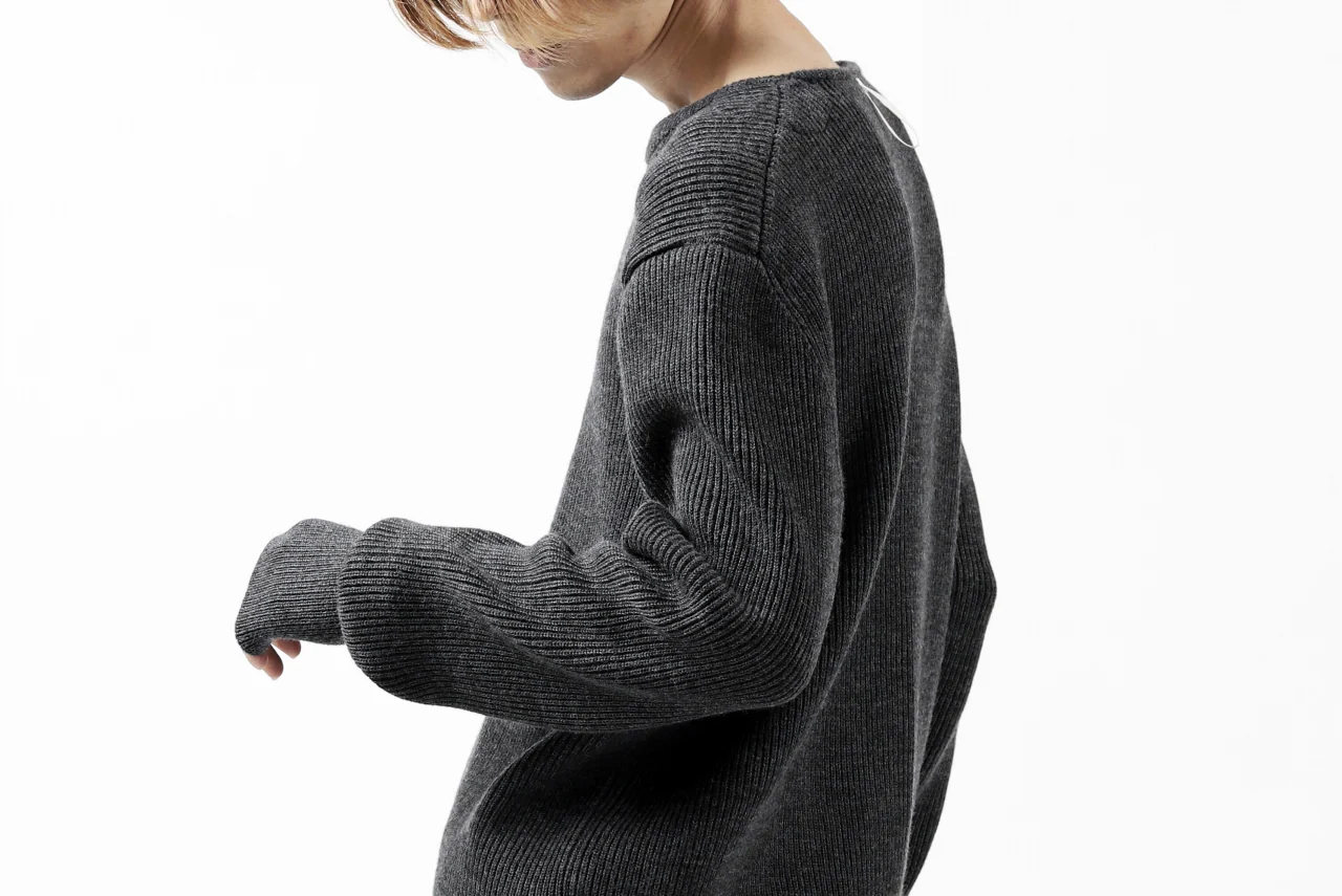 sus-sous fisherman boat neck sweater / W100 7G Full (DUST) - Image 39