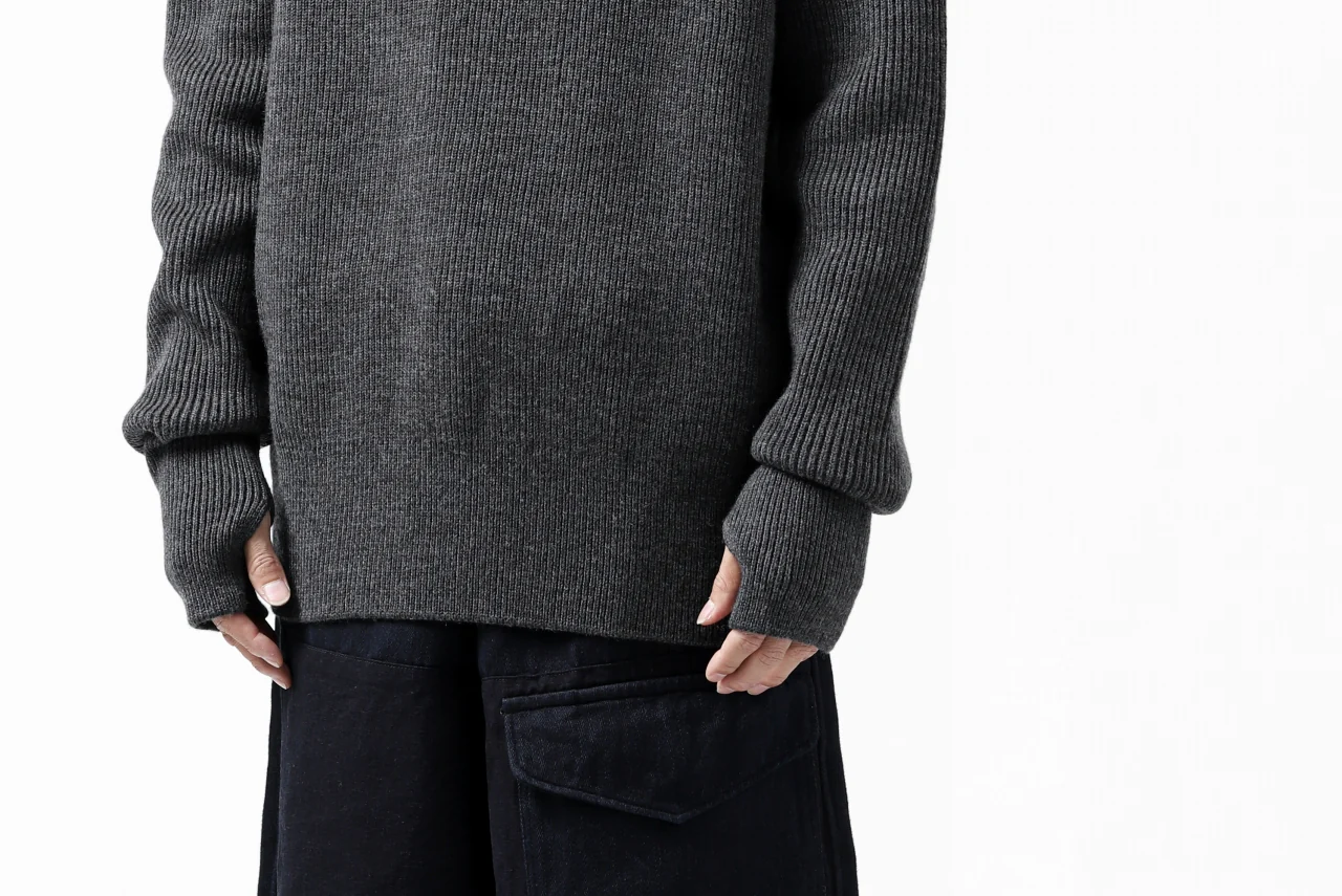 sus-sous fisherman boat neck sweater / W100 7G Full (DUST) - Image 41