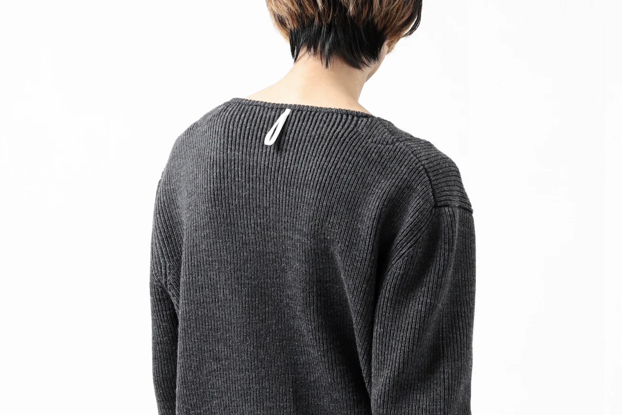 sus-sous fisherman boat neck sweater / W100 7G Full (DUST) - Image 42