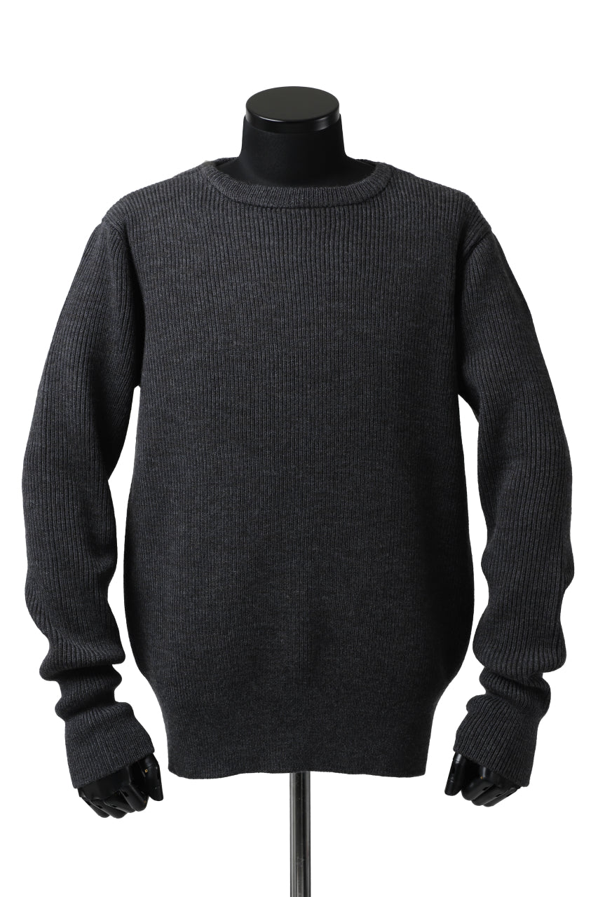 sus-sous fisherman boat neck sweater / W100 7G Full (DUST) - Image 6