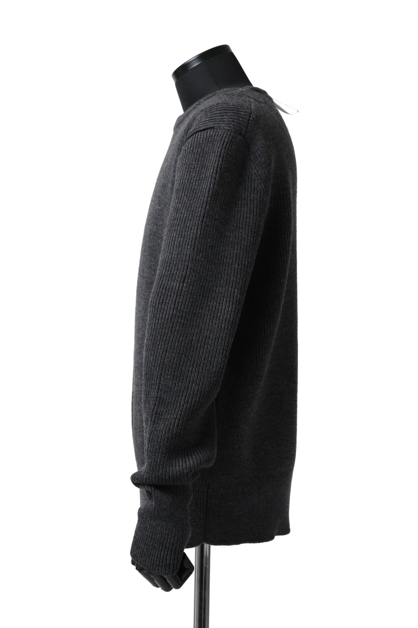 sus-sous fisherman boat neck sweater / W100 7G Full (DUST) - Image 8