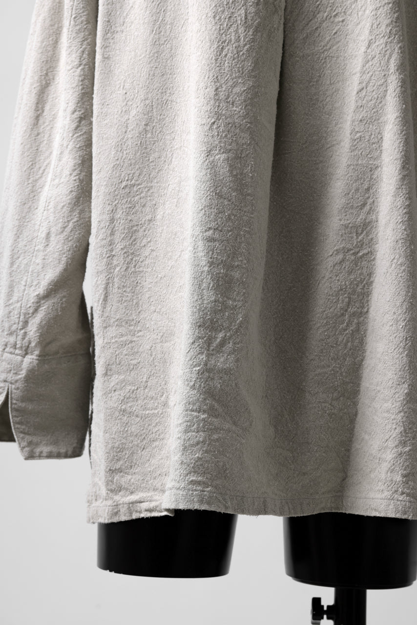 sus-sous fisherman's smock / S52L48 poplin washer (SILVER GRAY) - Image 15