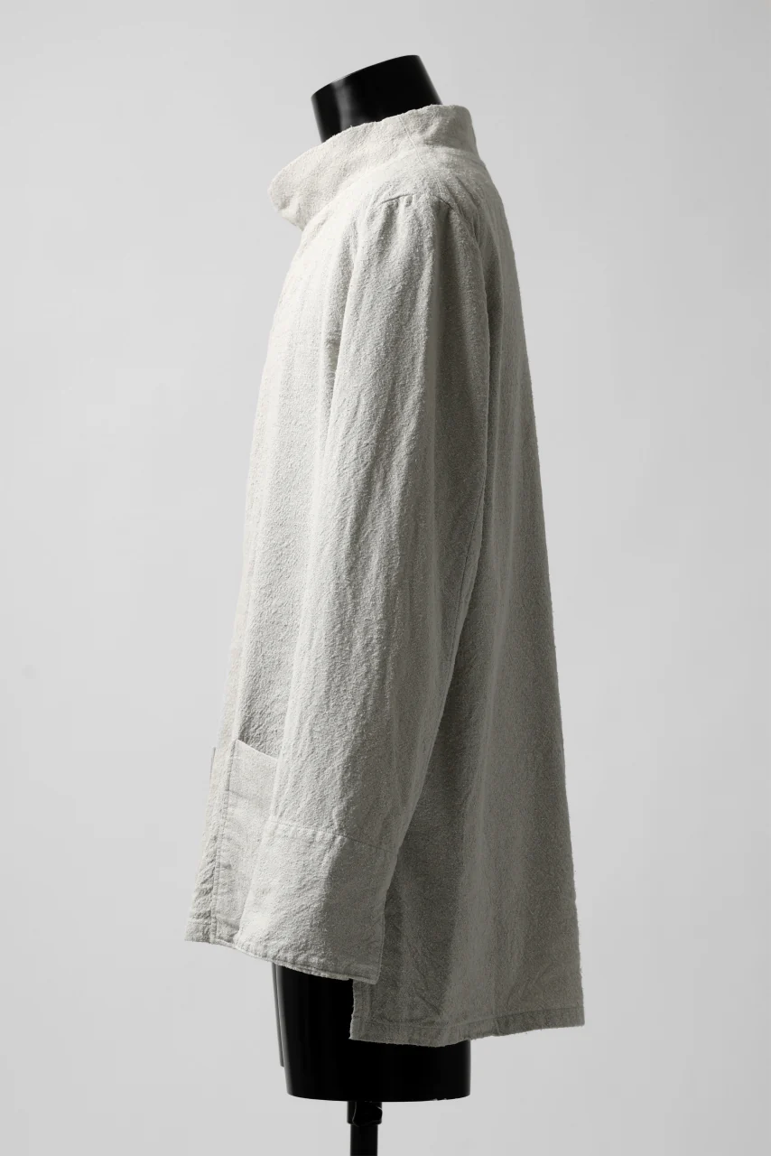 sus-sous fisherman's smock / S52L48 poplin washer (SILVER GRAY) - Image 3