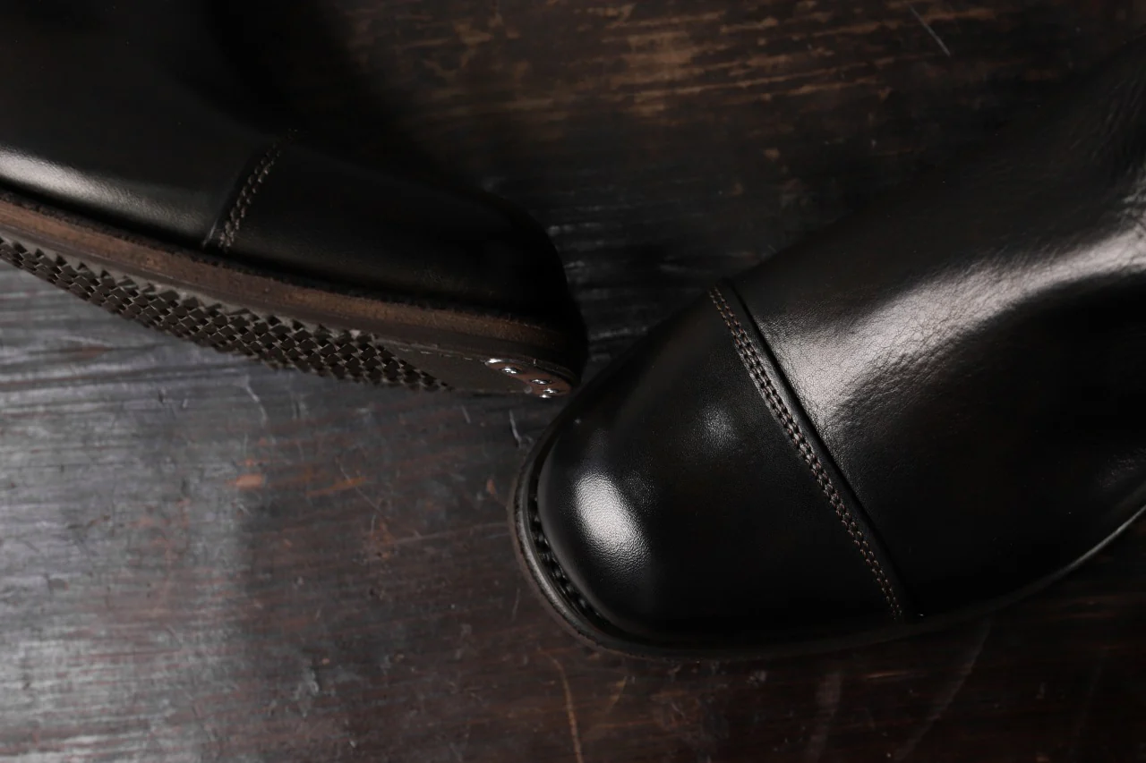 sus-sous goa jodhpurs boots / CONCERIA 800 *hand dyed (BLACK BROWN) - Image 21
