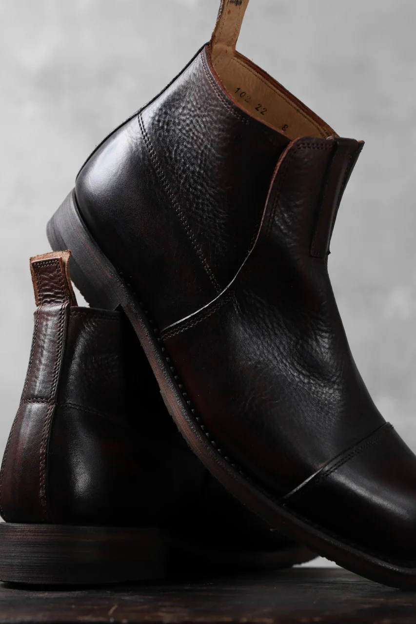 sus-sous goa jodhpurs boots / CONCERIA 800 *hand dyed (RED BROWN) - Image 13