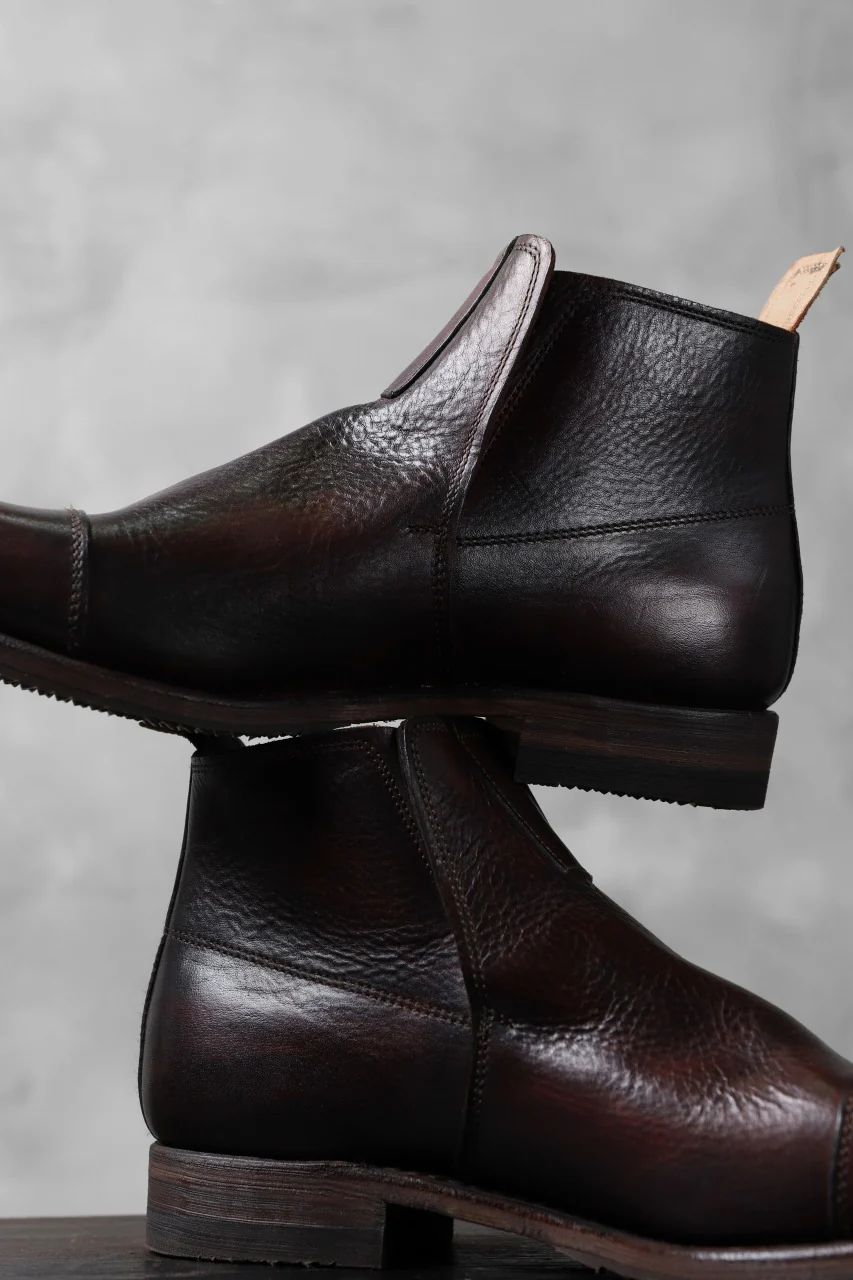 sus-sous goa jodhpurs boots / CONCERIA 800 *hand dyed (RED BROWN) - Image 14