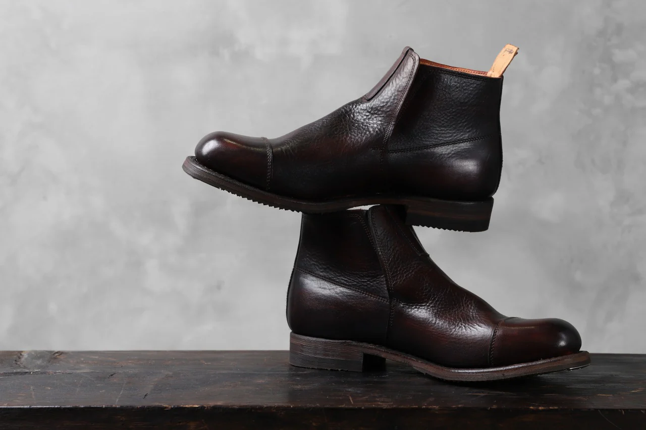 sus-sous goa jodhpurs boots / CONCERIA 800 *hand dyed (RED BROWN) - Image 22