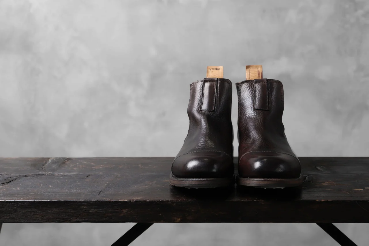 sus-sous goa jodhpurs boots / CONCERIA 800 *hand dyed (RED BROWN) - Image 23