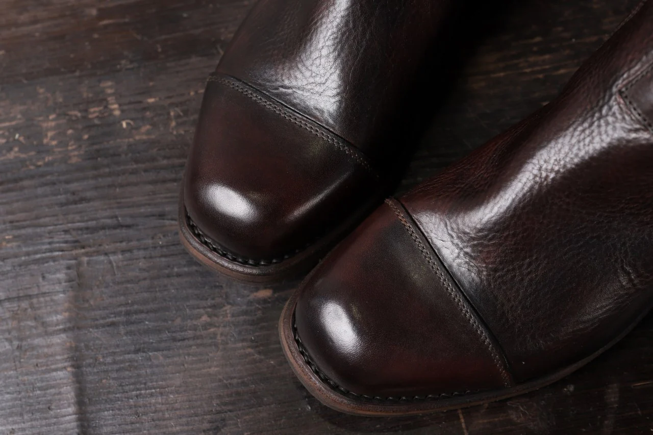 sus-sous goa jodhpurs boots / CONCERIA 800 *hand dyed (RED BROWN) - Image 24