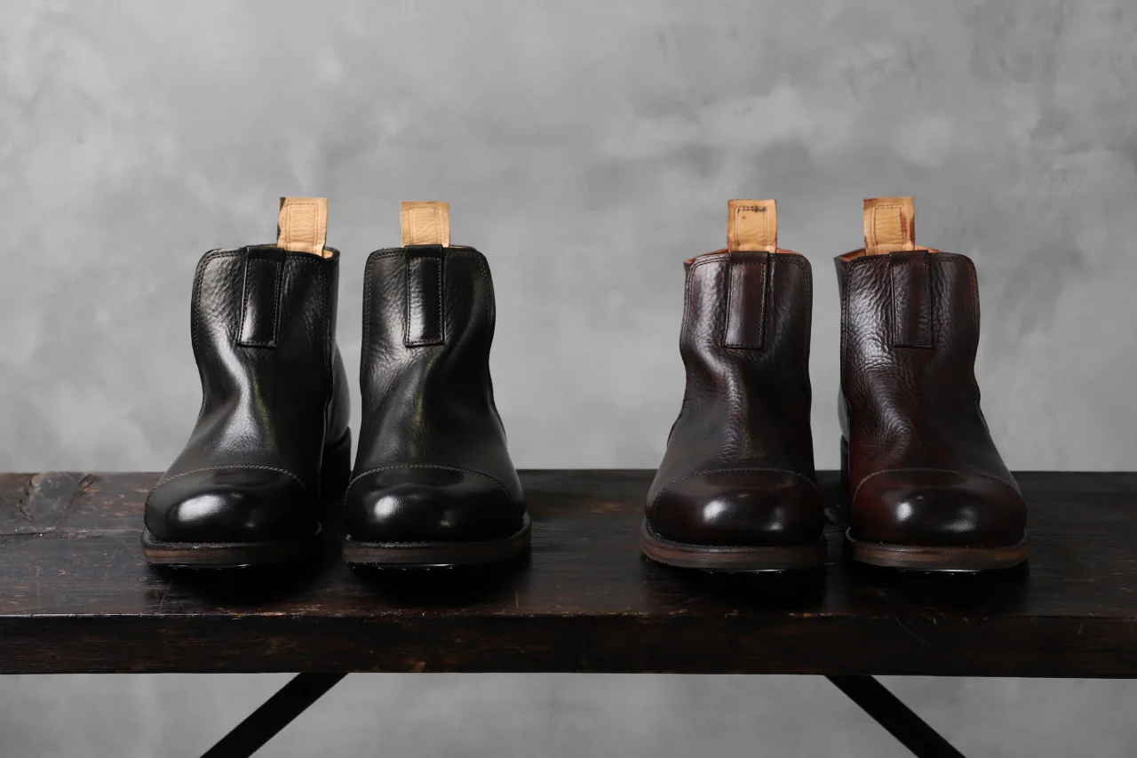 sus-sous goa jodhpurs boots / CONCERIA 800 *hand dyed (RED BROWN) - Image 25