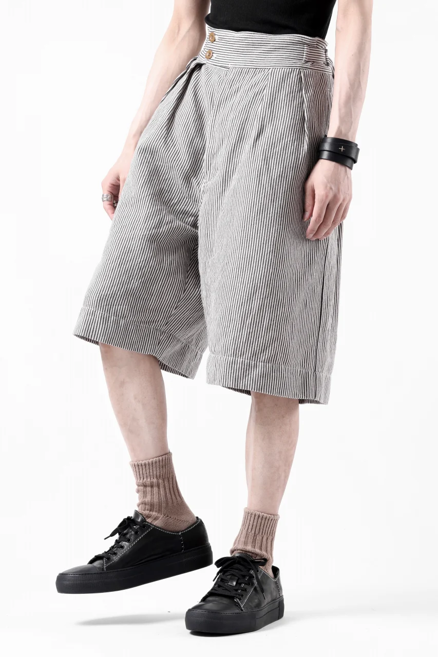 sus-sous gurkha short trousers / Herringbone Hickory (STRIPE) - Image 20