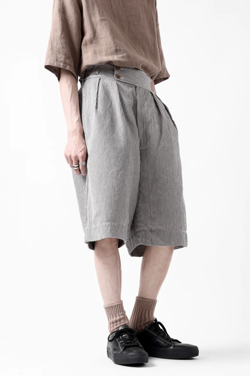 sus-sous gurkha short trousers / Herringbone Hickory (STRIPE) - Image 29