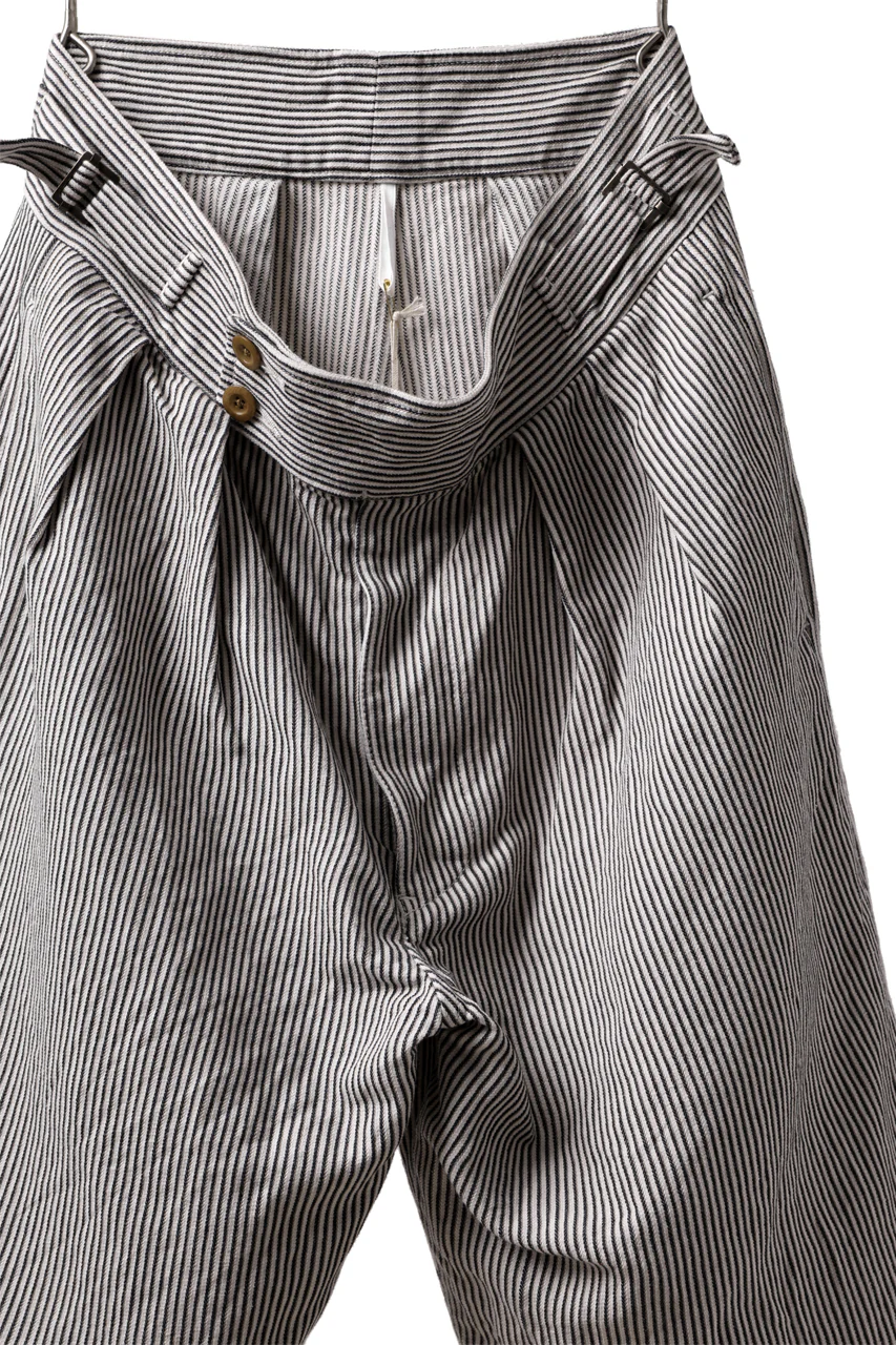 sus-sous gurkha short trousers / Herringbone Hickory (STRIPE) - Image 8