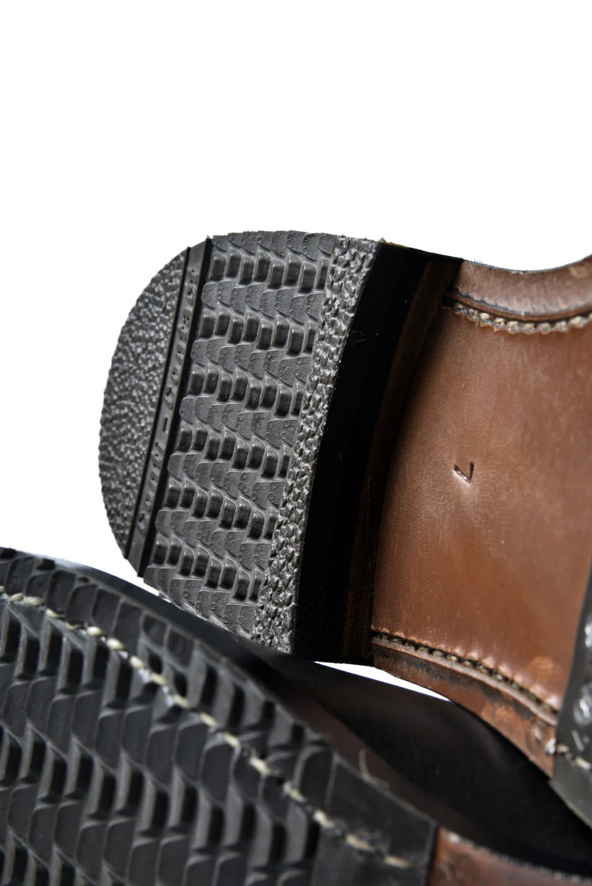 sus-sous jack boots / TEMPESTI *hand dyed (BLACK BROWN) - Image 22