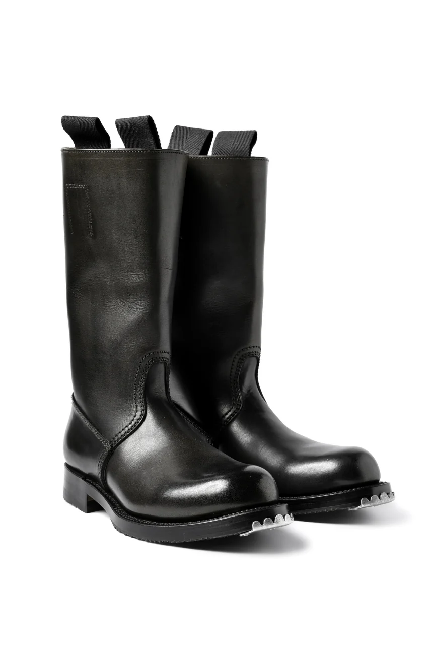 sus-sous jack boots / TEMPESTI *hand dyed (BLACK BROWN) - Image 3