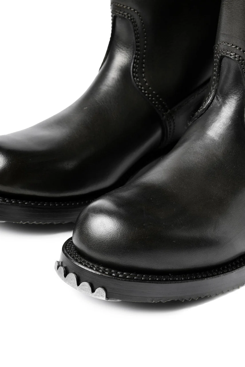 sus-sous jack boots / TEMPESTI *hand dyed (BLACK BROWN) - Image 8