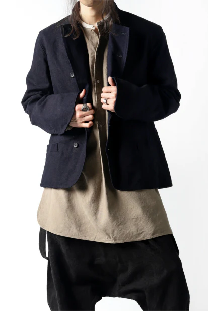 sus-sous jackets cooks / C58L42 2/1 cloth (INDIGO×CHARCOAL) - Image 39