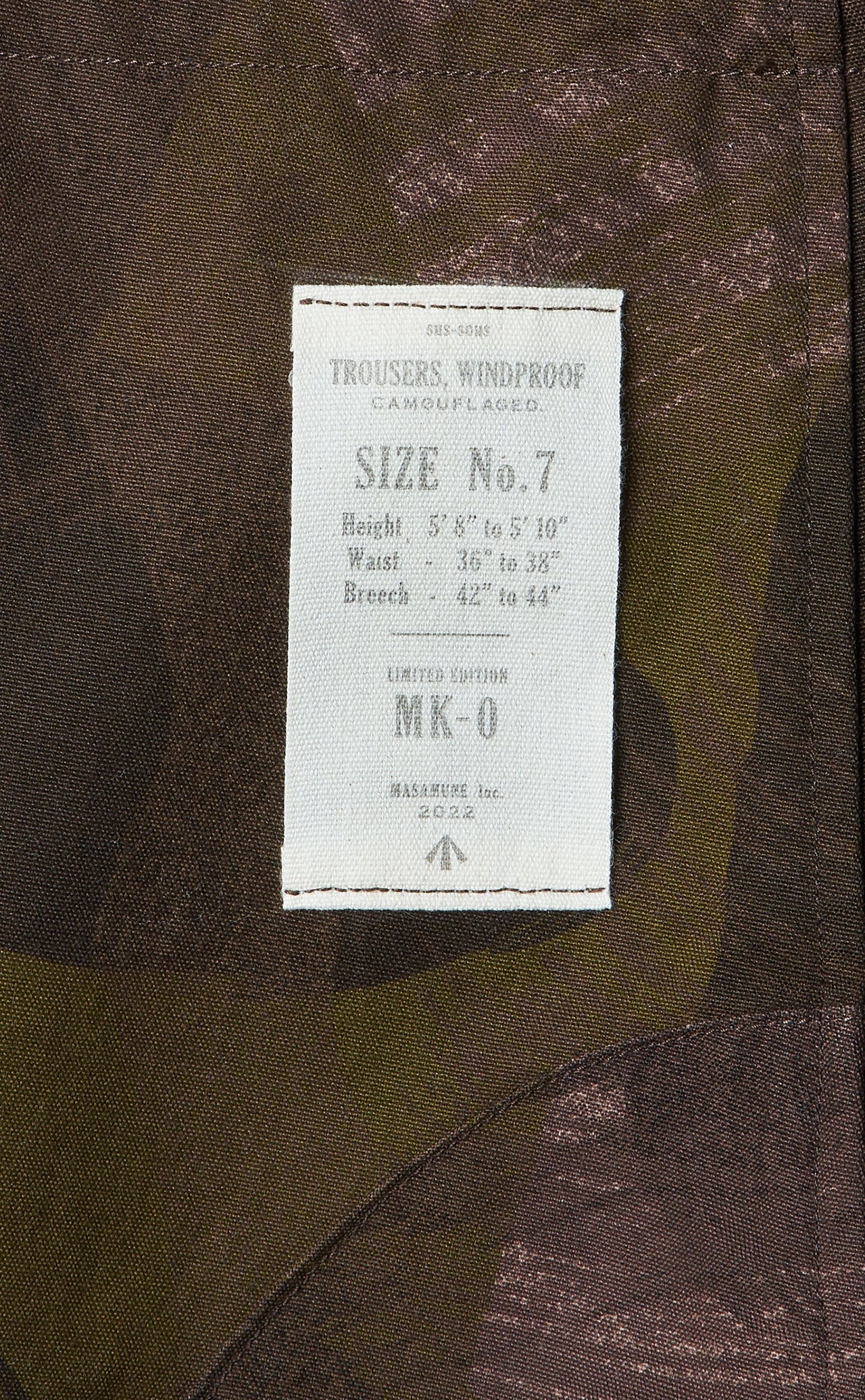 sus-sous limited trousers MK-0 / british military cotton (CAMOUFLAGE) - Image 29