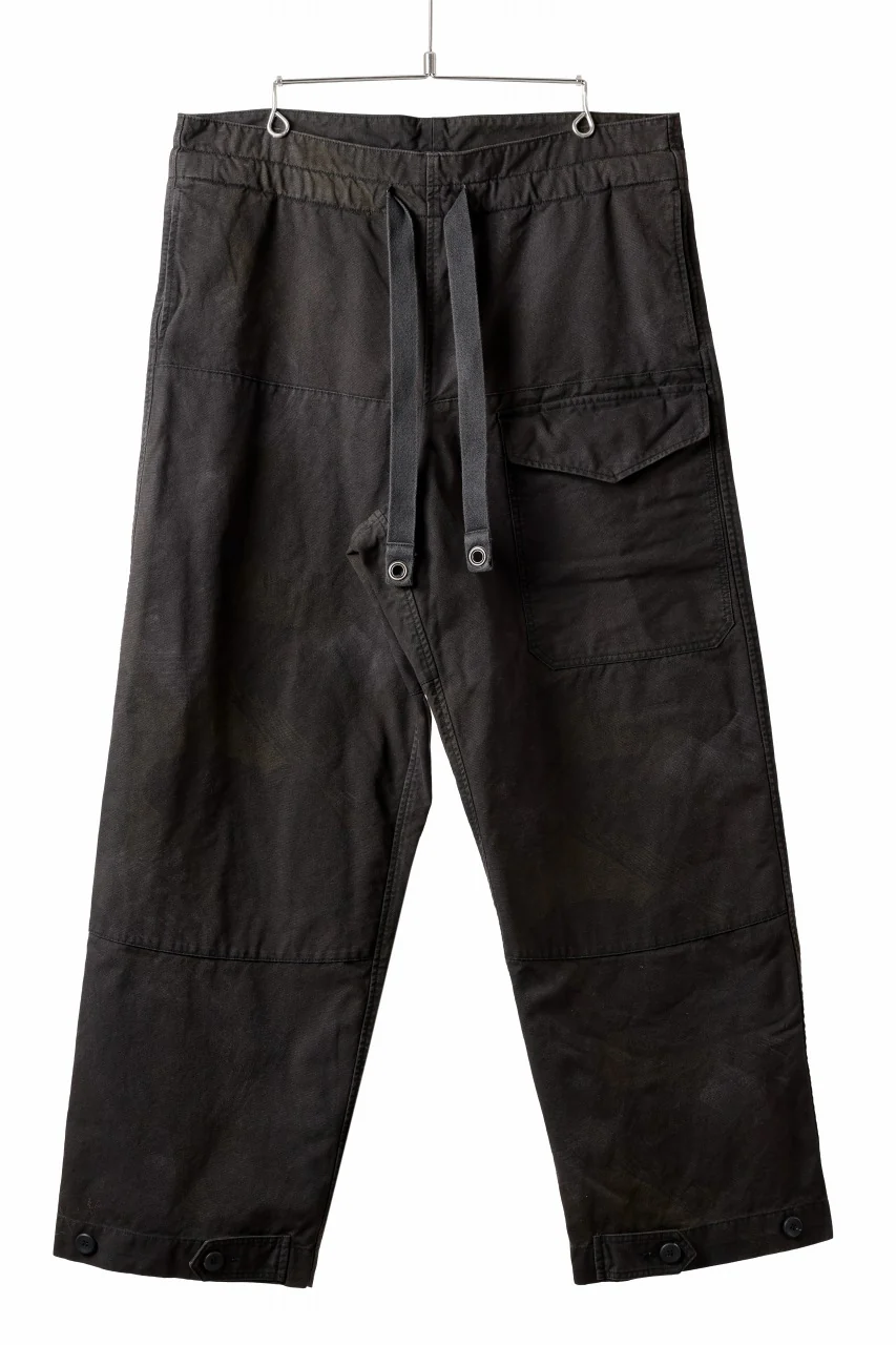 sus-sous limited trousers MK-0 / british military cotton (CAMOUFLAGE / sumi dyed) - Image 13