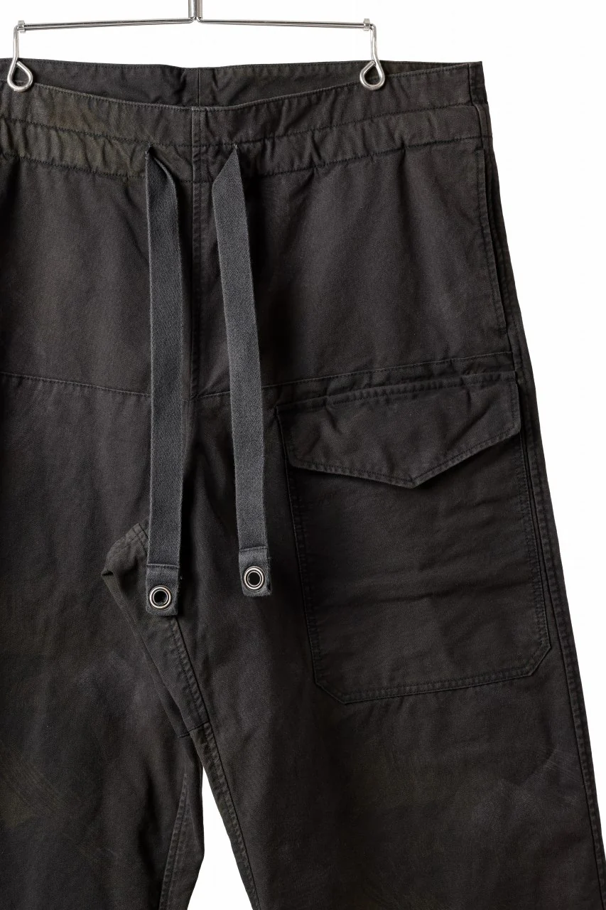 sus-sous limited trousers MK-0 / british military cotton (CAMOUFLAGE / sumi dyed) - Image 15