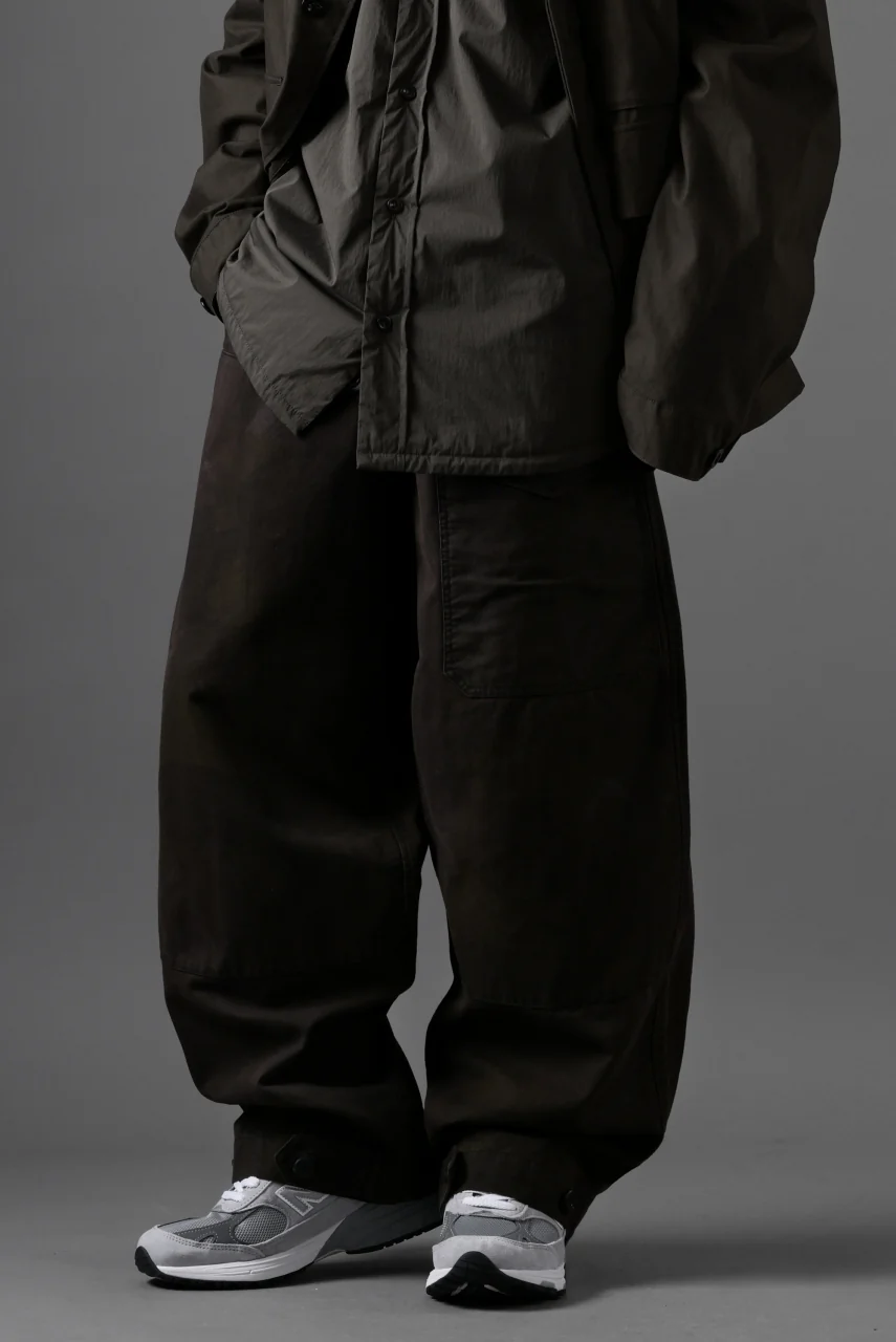 sus-sous limited trousers MK-0 / british military cotton (CAMOUFLAGE / sumi dyed) - Image 33