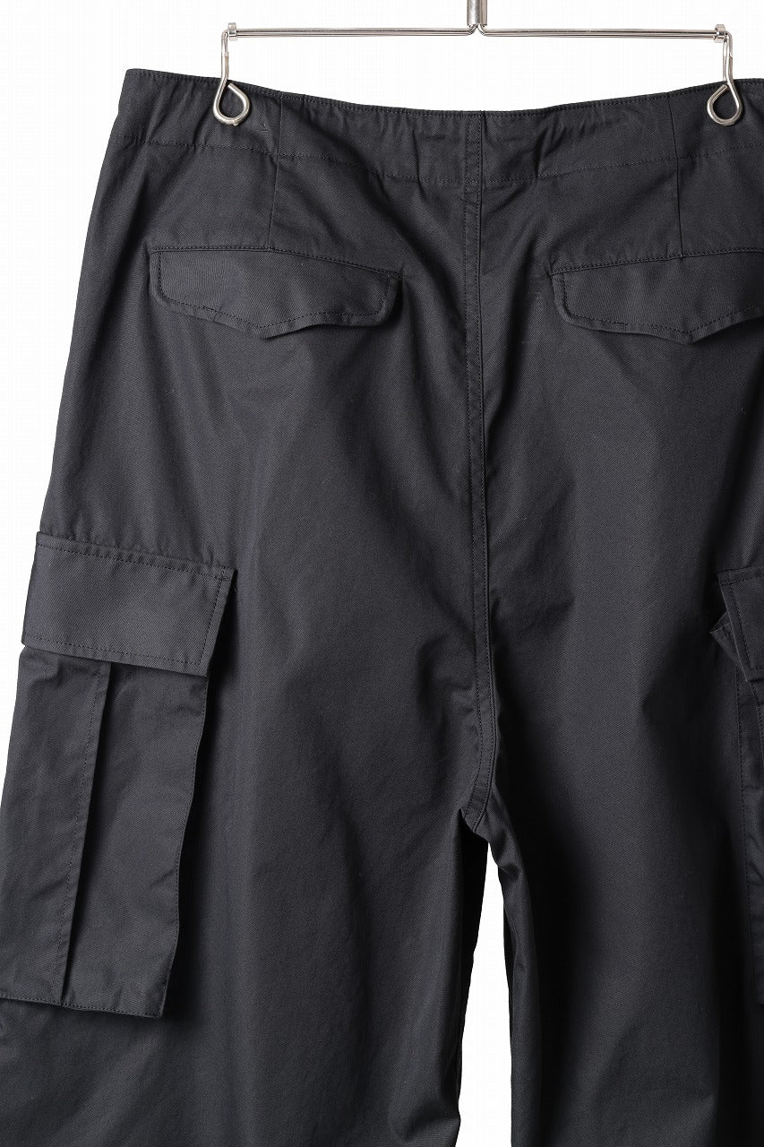 sus-sous M-51 pants / ventile 60/2 weather (BLACK) - Image 10