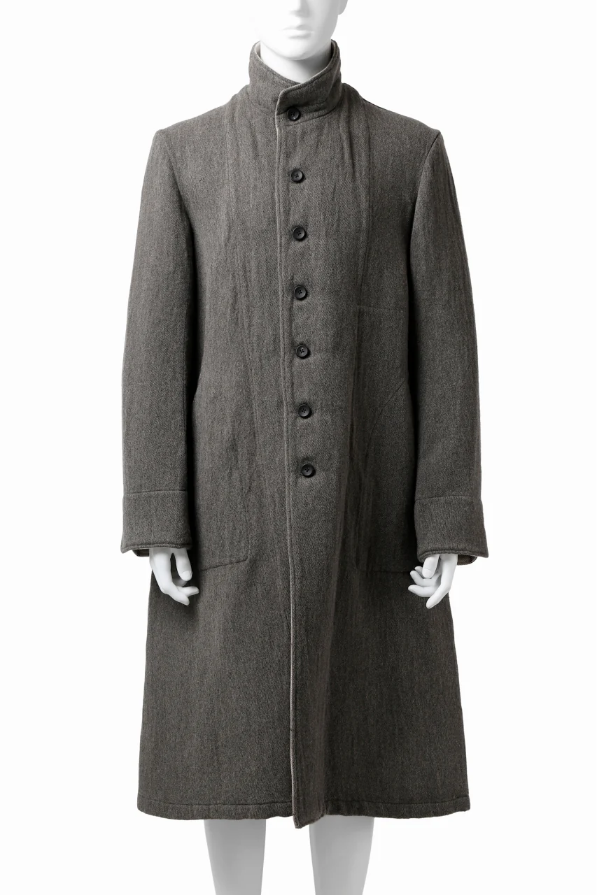 sus-sous medical coat / cavalry twill (GRAY BROWN)