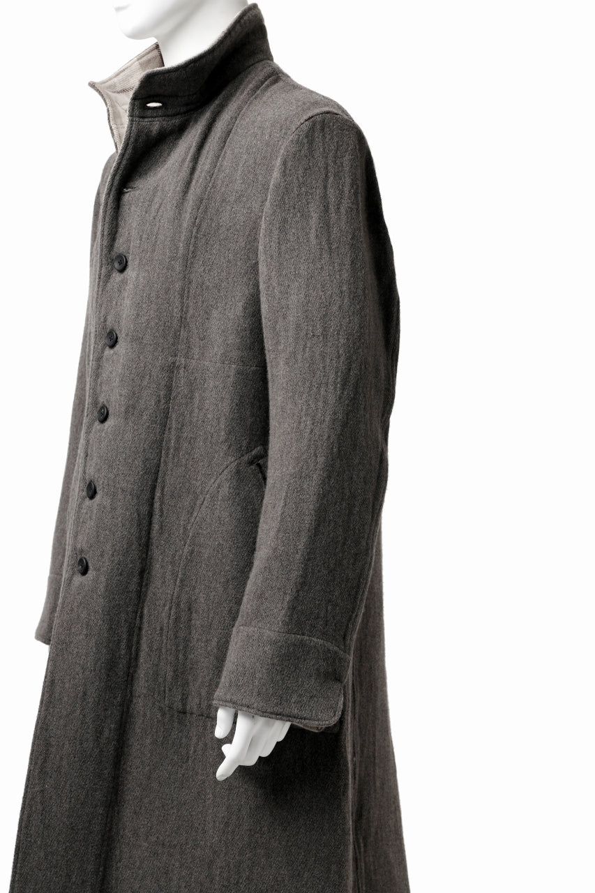 sus-sous medical coat / cavalry twill (GRAY BROWN) - Image 13