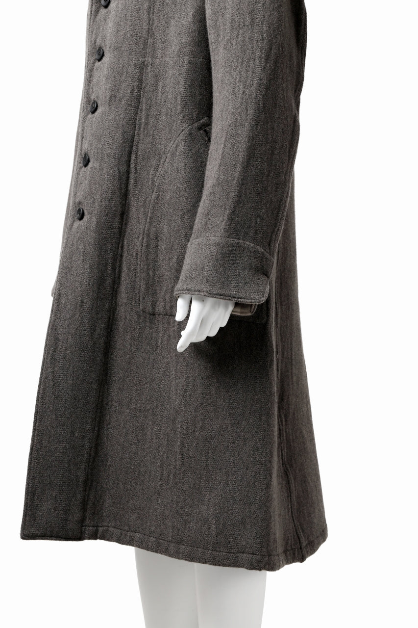 sus-sous medical coat / cavalry twill (GRAY BROWN) - Image 15