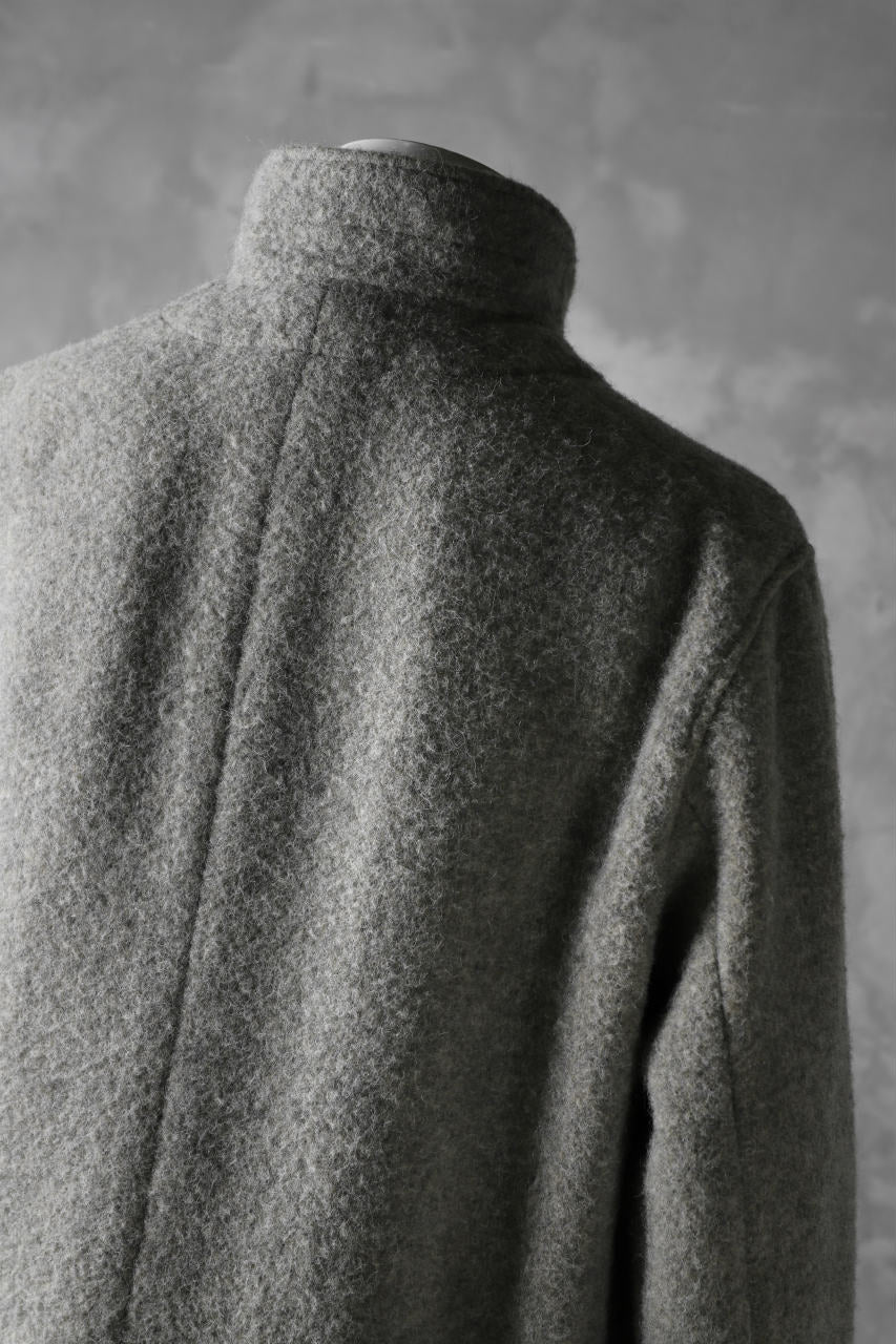 sus-sous medical coat / Napping melton wool (TOP GREY BEIGE) - Image 21
